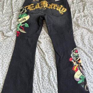 Ed Hardy “Hello Sailor” Bootcut jeans